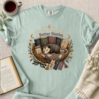 "Quiet Evenings, Better Stories" Cozy Tee