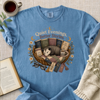 "Quiet Evenings, Better Stories" Cozy Tee