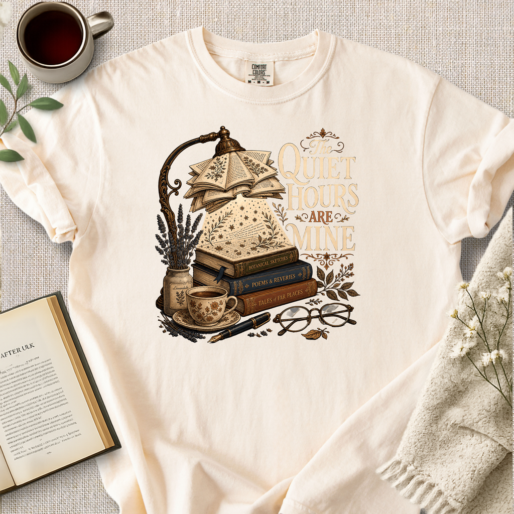 "The Quiet Hours Are Mine" Cozy Tee
