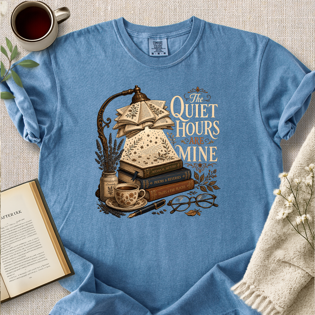 "The Quiet Hours Are Mine" Cozy Tee