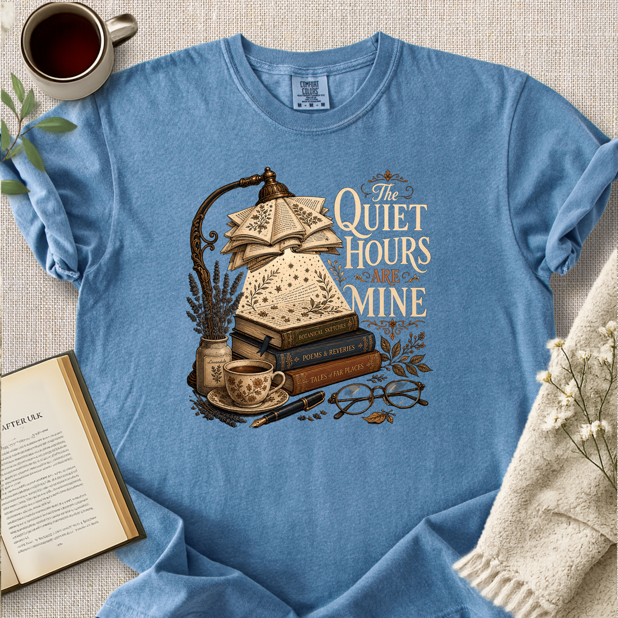 "The Quiet Hours Are Mine" Cozy Tee