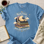 "Read Until The Moon Says Goodnight" Cozy Tee