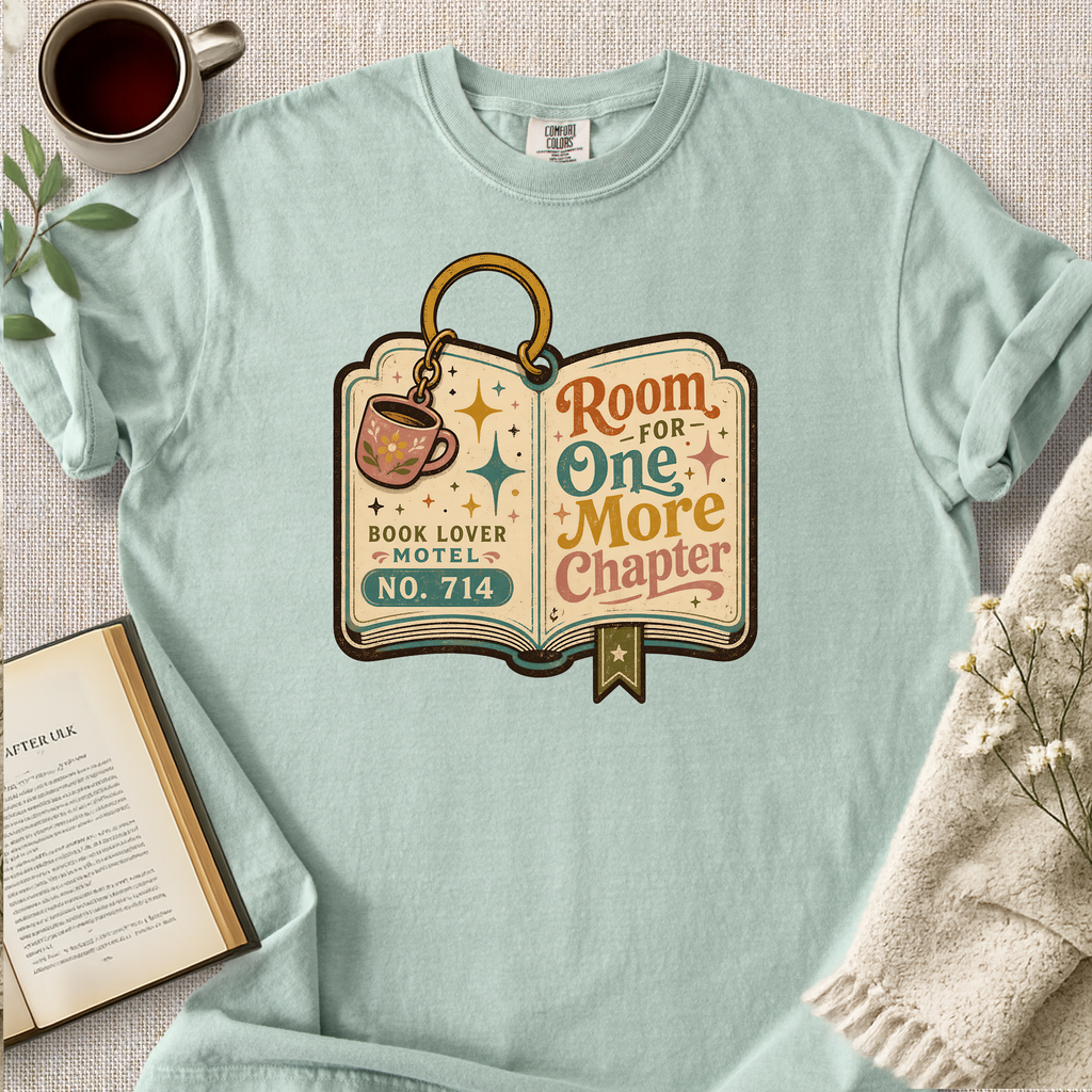 "Room For One More Chapter" Cozy Tee