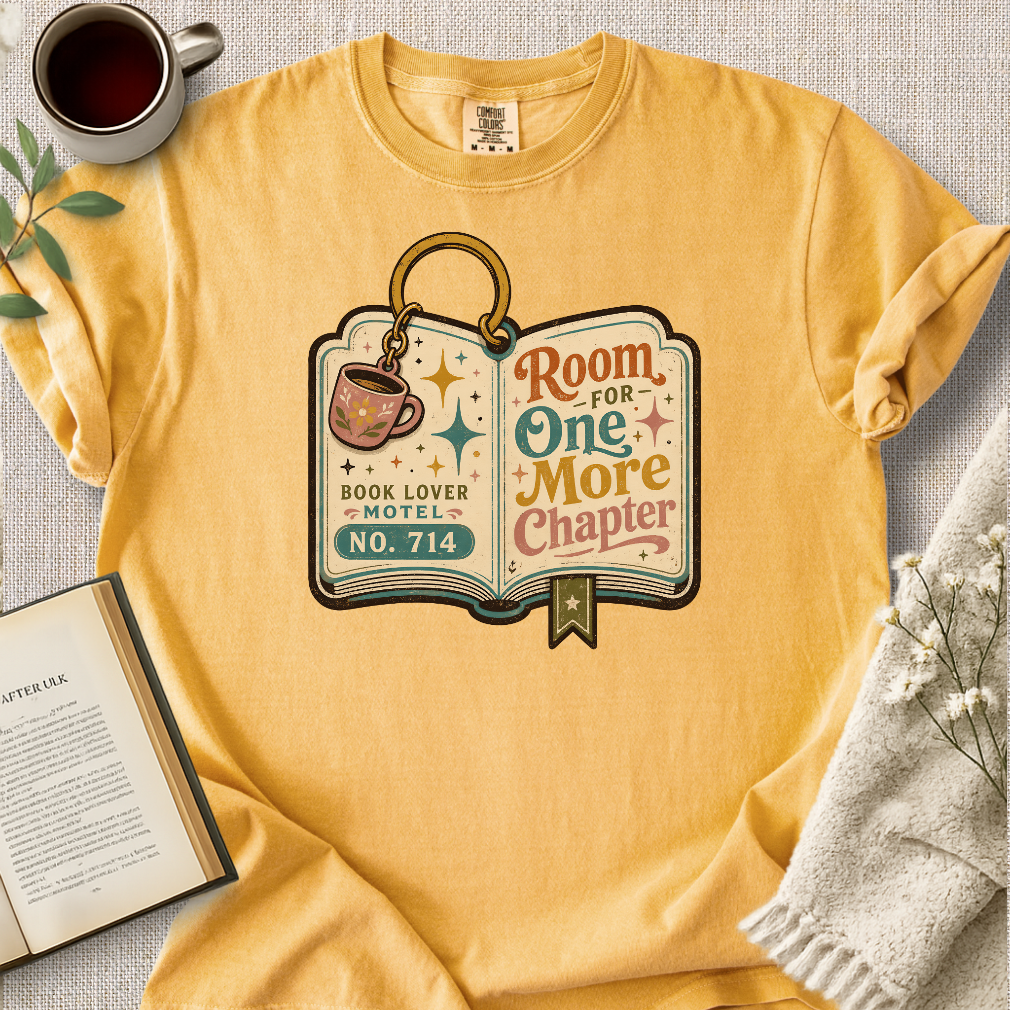 "Room For One More Chapter" Cozy Tee