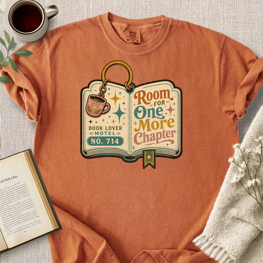 "Room For One More Chapter" Cozy Tee