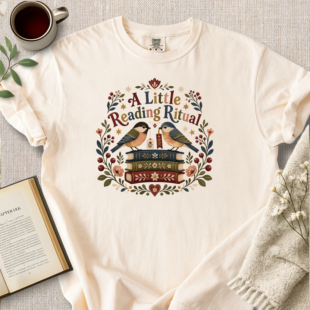 "A Little Reading Ritual" Cozy Tee