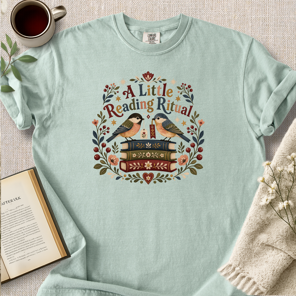 "A Little Reading Ritual" Cozy Tee