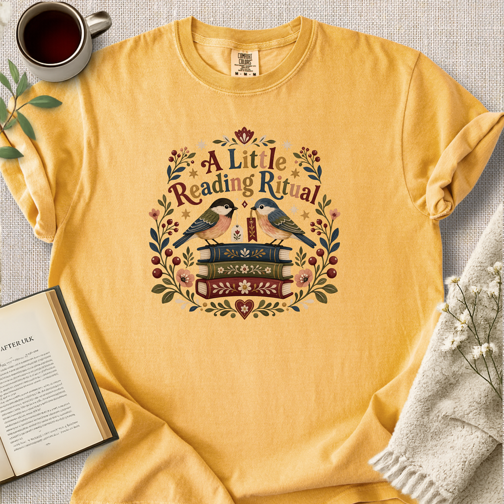 "A Little Reading Ritual" Cozy Tee
