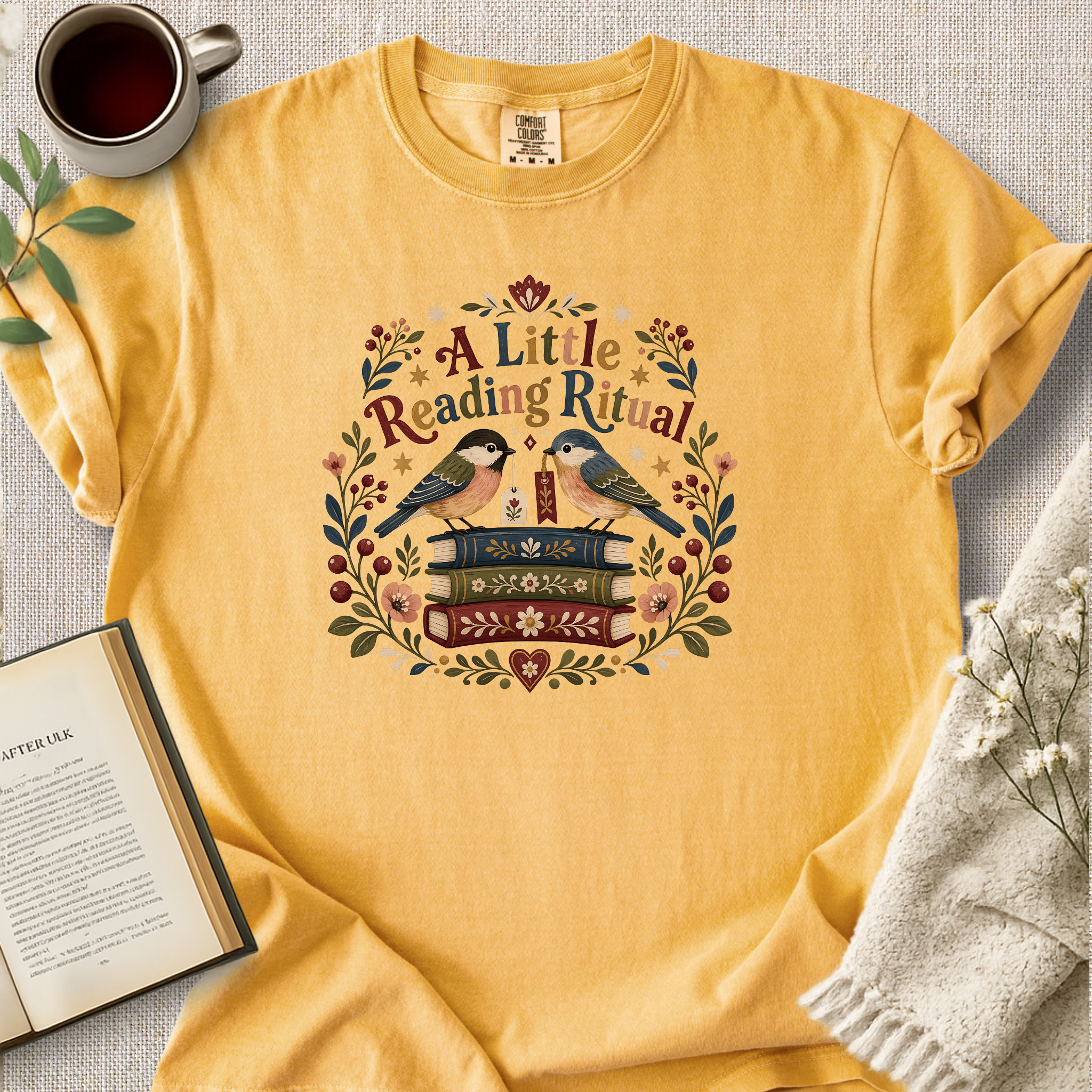 "A Little Reading Ritual" Cozy Tee