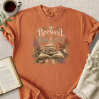 "Brewed For Book Lovers" Cozy Tee