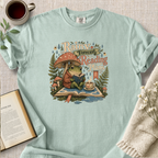 "Rainy Forecast, Reading Plans" Cozy Tee