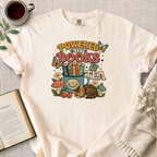 "Powered By Books And Tea" Cozy Tee