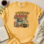 "Powered By Books And Tea" Cozy Tee