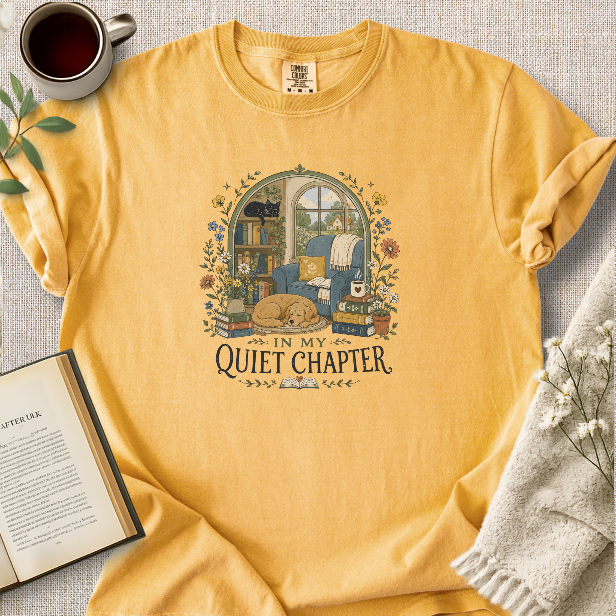 "In My Quiet Chapter" Cozy Tee