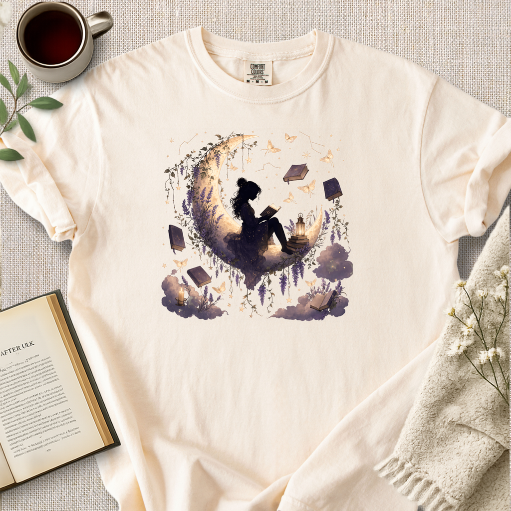 Reading By Moonlight Cozy Tee