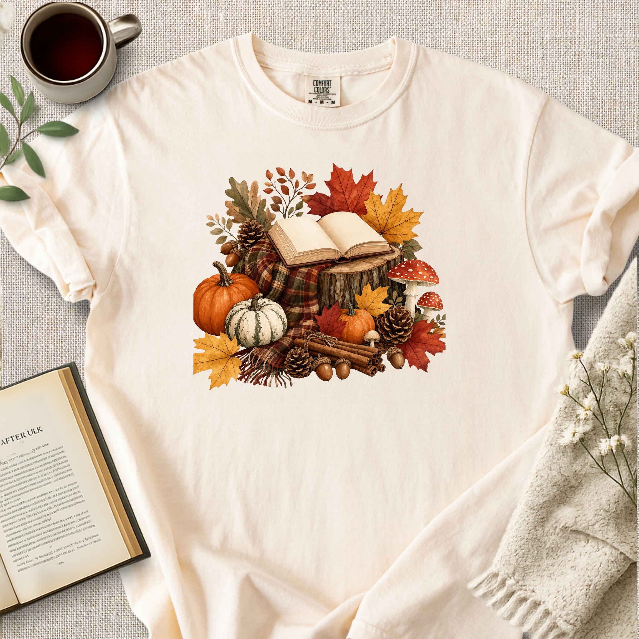 Autumn Pumpkins Cozy Tee