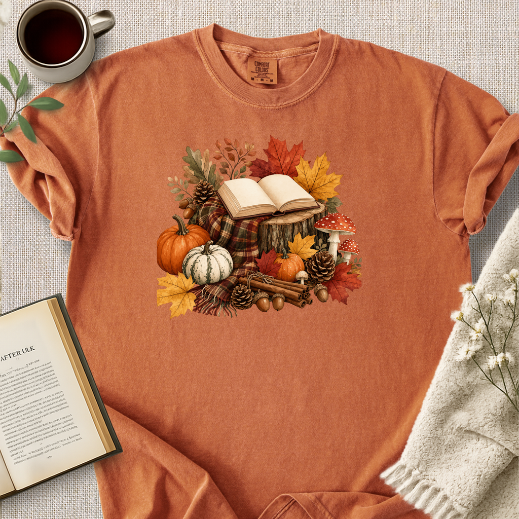 Autumn Pumpkins Cozy Tee