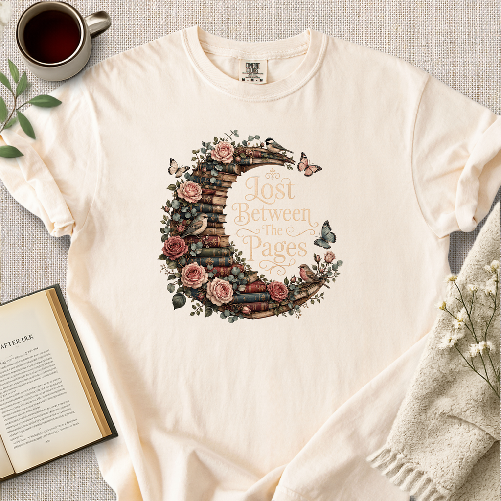 "Lost Between The Pages" Cozy Tee