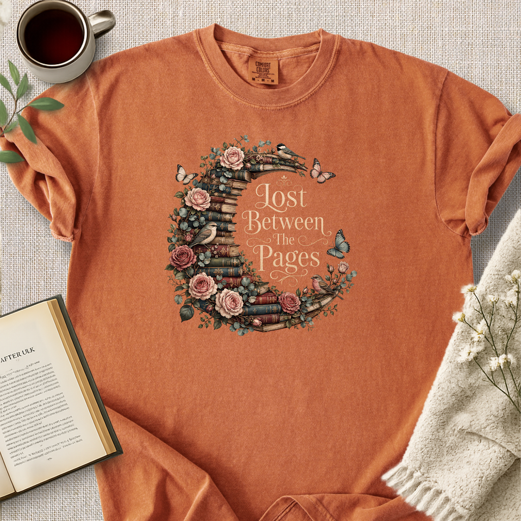 "Lost Between The Pages" Cozy Tee