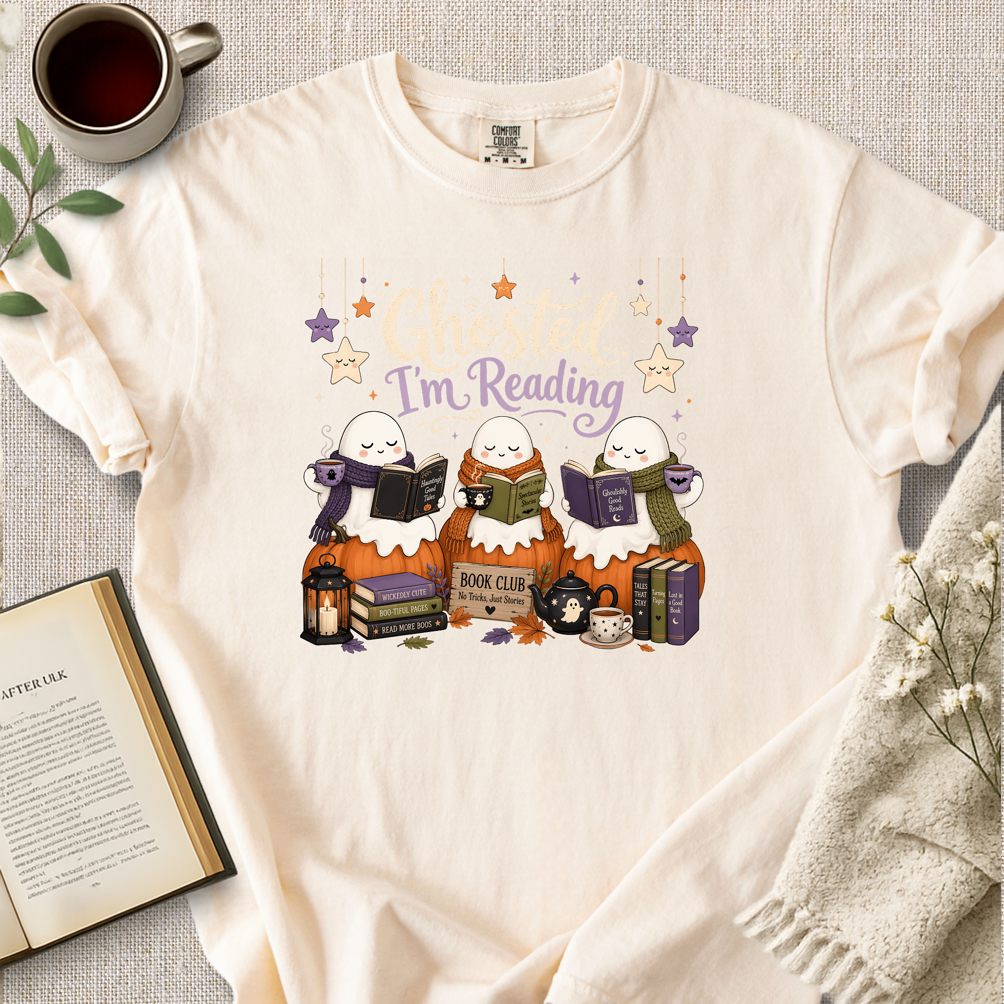 "Ghosted, I'm Reading" Cozy Tee