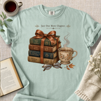 "Just One More Chapter" Cozy Tee