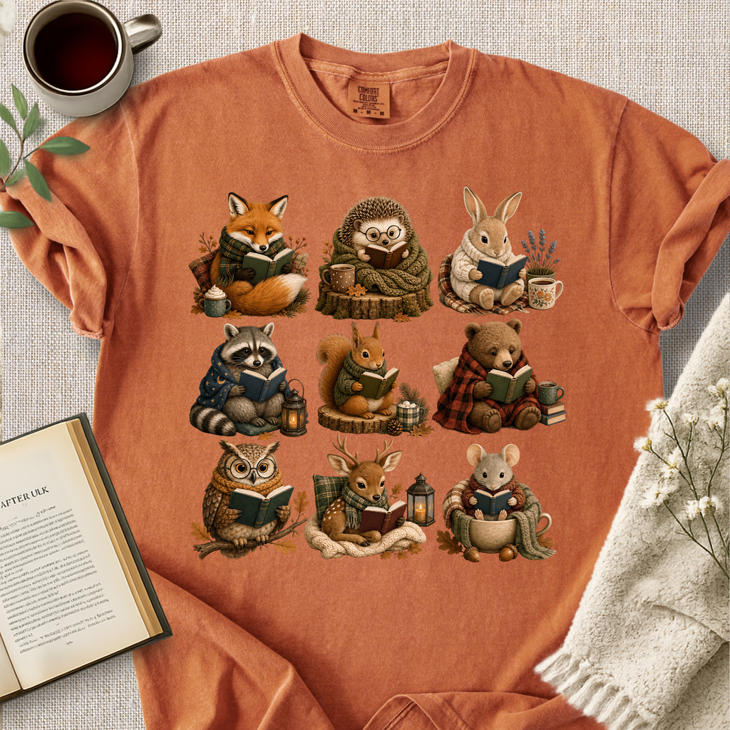 Forest Creatures Cozy Tee