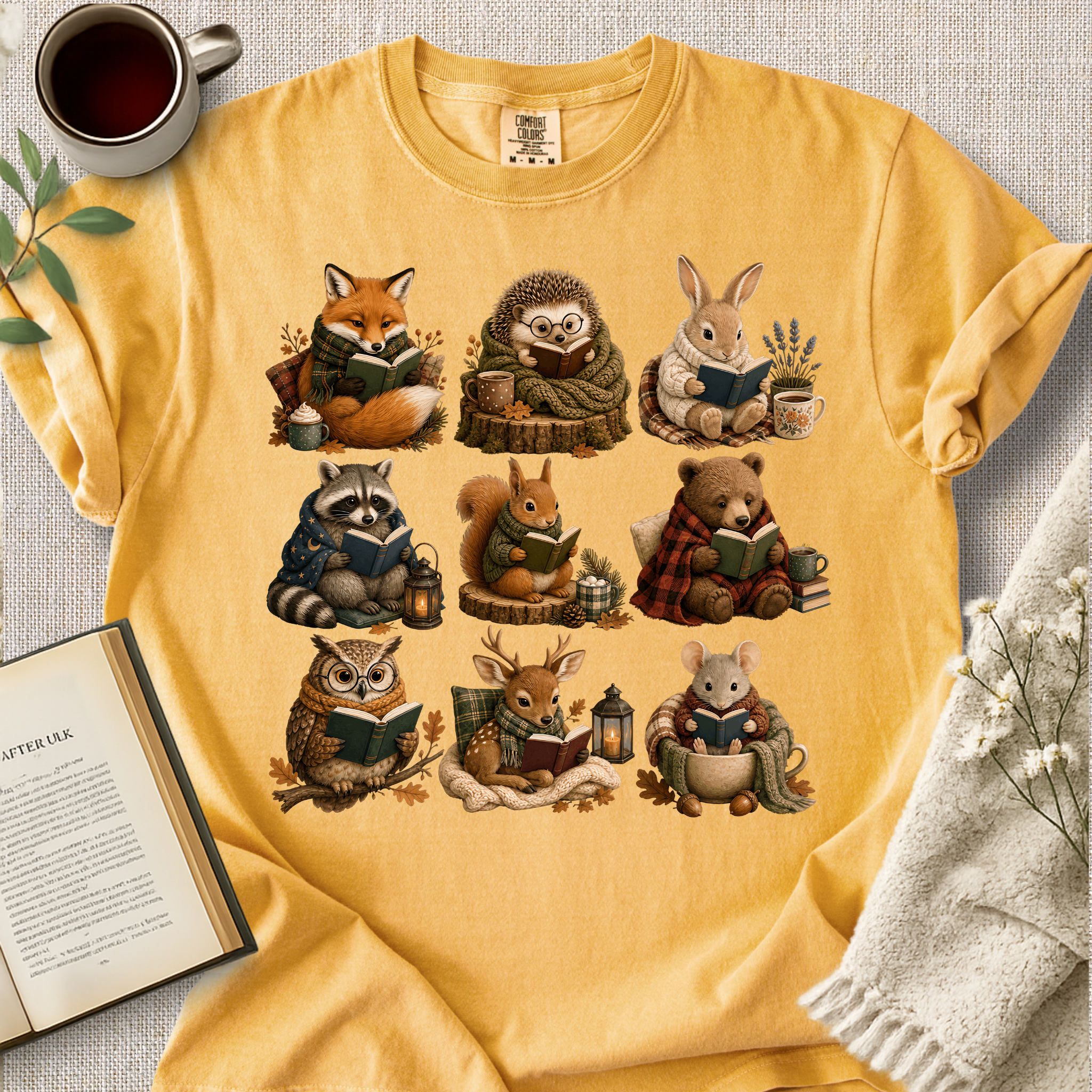 Forest Creatures Cozy Tee
