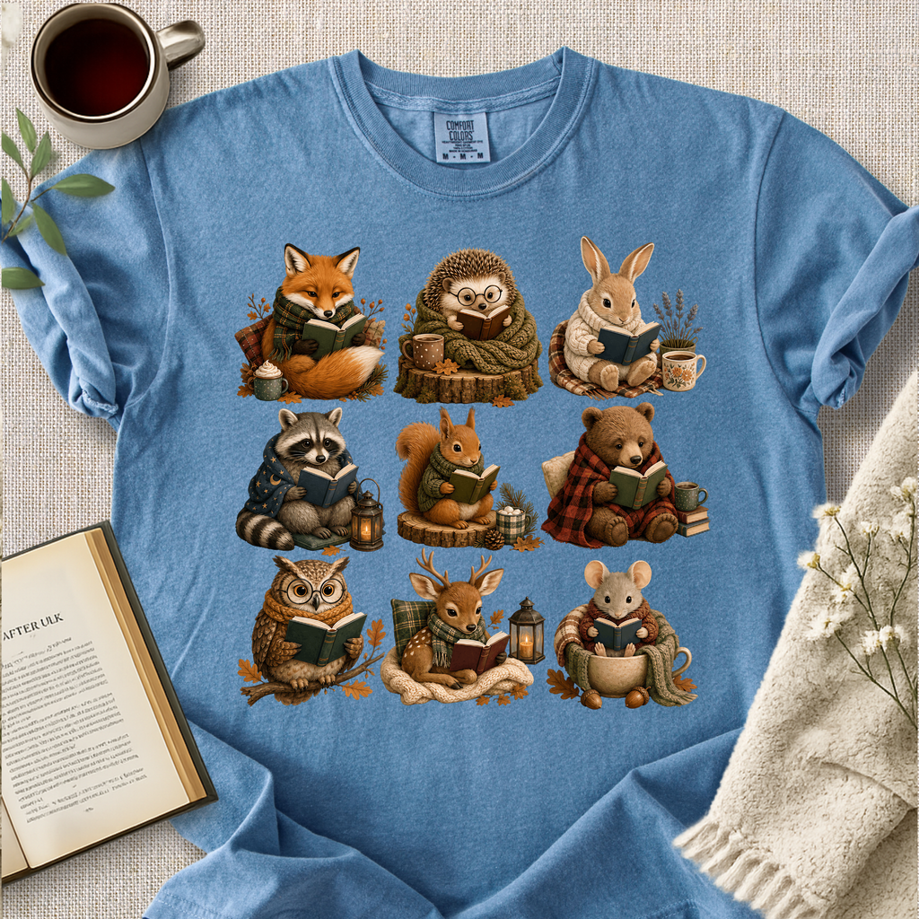 Forest Creatures Cozy Tee