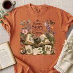 "Every Story Helps Us Grow" Cozy Tee
