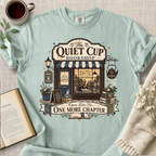 "The Quiet Cup Bookshop" Cozy Tee