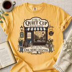 "The Quiet Cup Bookshop" Cozy Tee