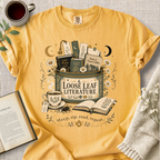"Loose Leaf Literature" Cozy Tee