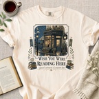 "Wish You Were Reading Here" Cozy Tee