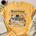 "Purrsonal Reading Time" Cozy Tee