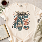 "Checked Out, Reading In Peace" Cozy Tee