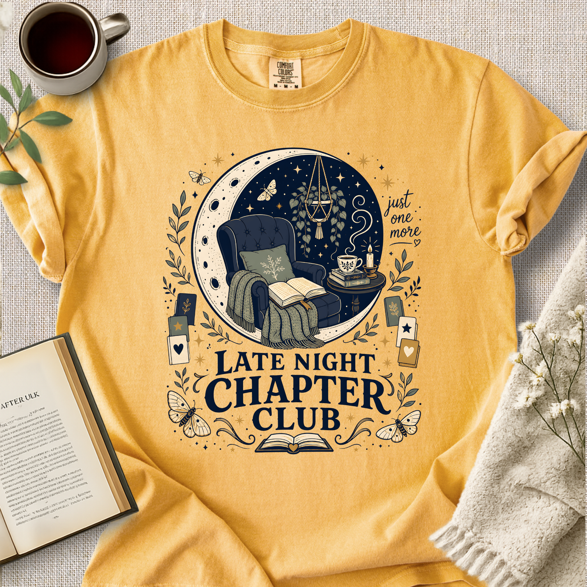"Late Night Chapter Club" Cozy Tee