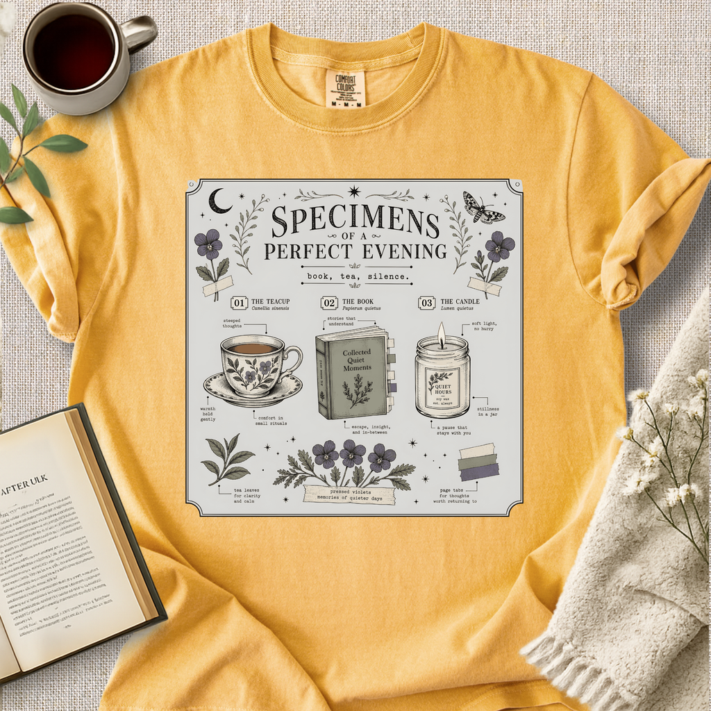 "Specimens Of A Perfect Evening" Cozy Tee