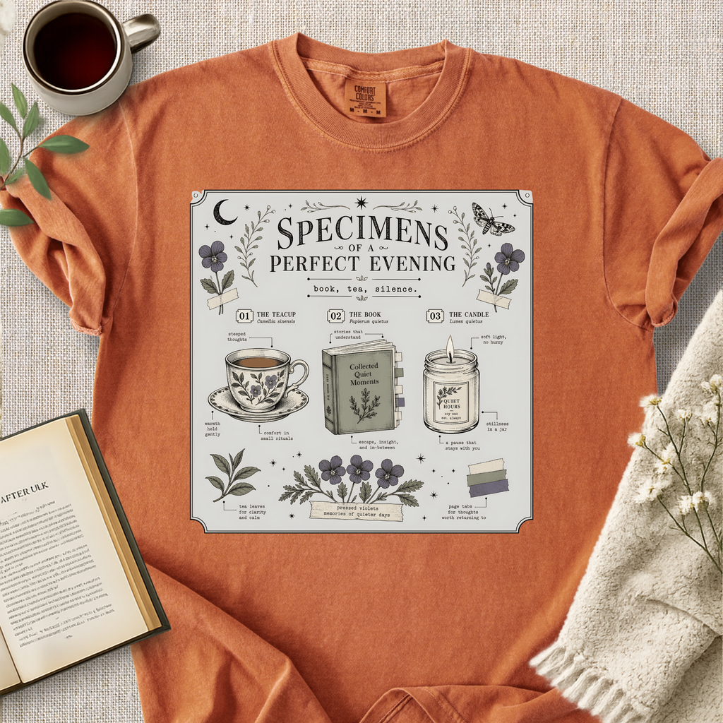 "Specimens Of A Perfect Evening" Cozy Tee