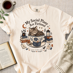 "My Social Plans Are Fictional" Cozy Tee