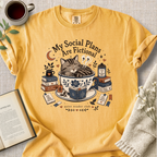 "My Social Plans Are Fictional" Cozy Tee