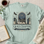 "Quiet Chapter Society" Cozy Tee
