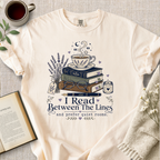 "I Read Between The Lines" Cozy Tee