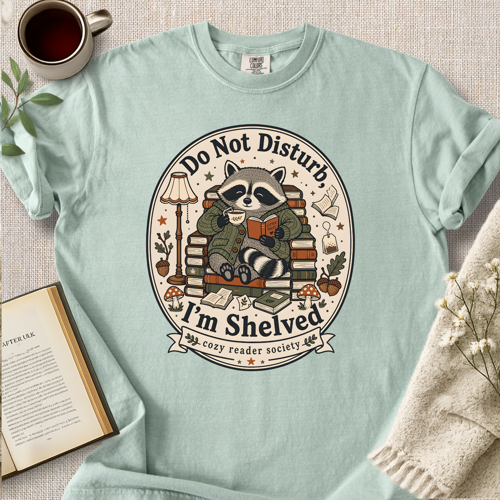 "Do Not Disturb, I'm Shelved" Cozy Tee
