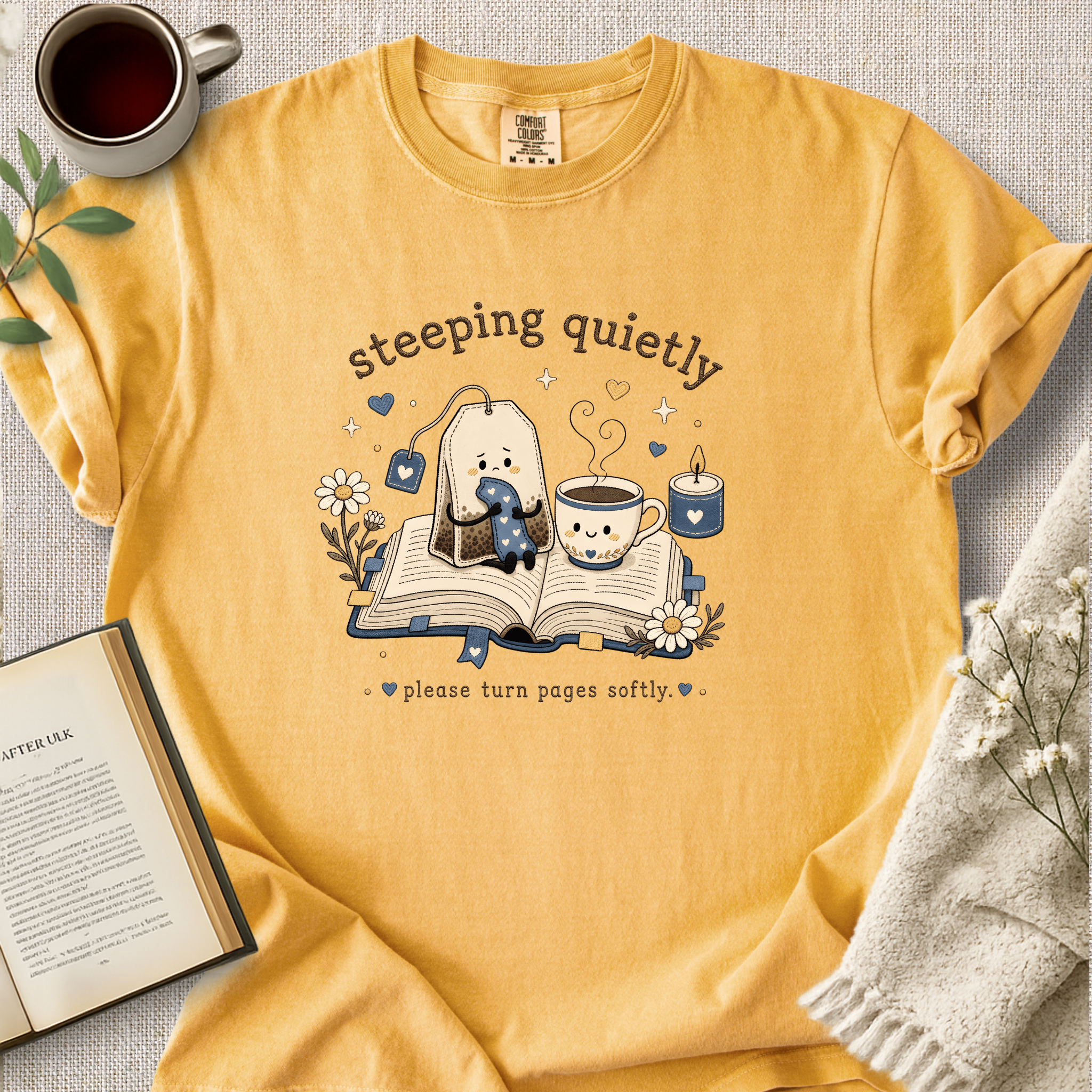 "Steeping Quietly" Cozy Tee