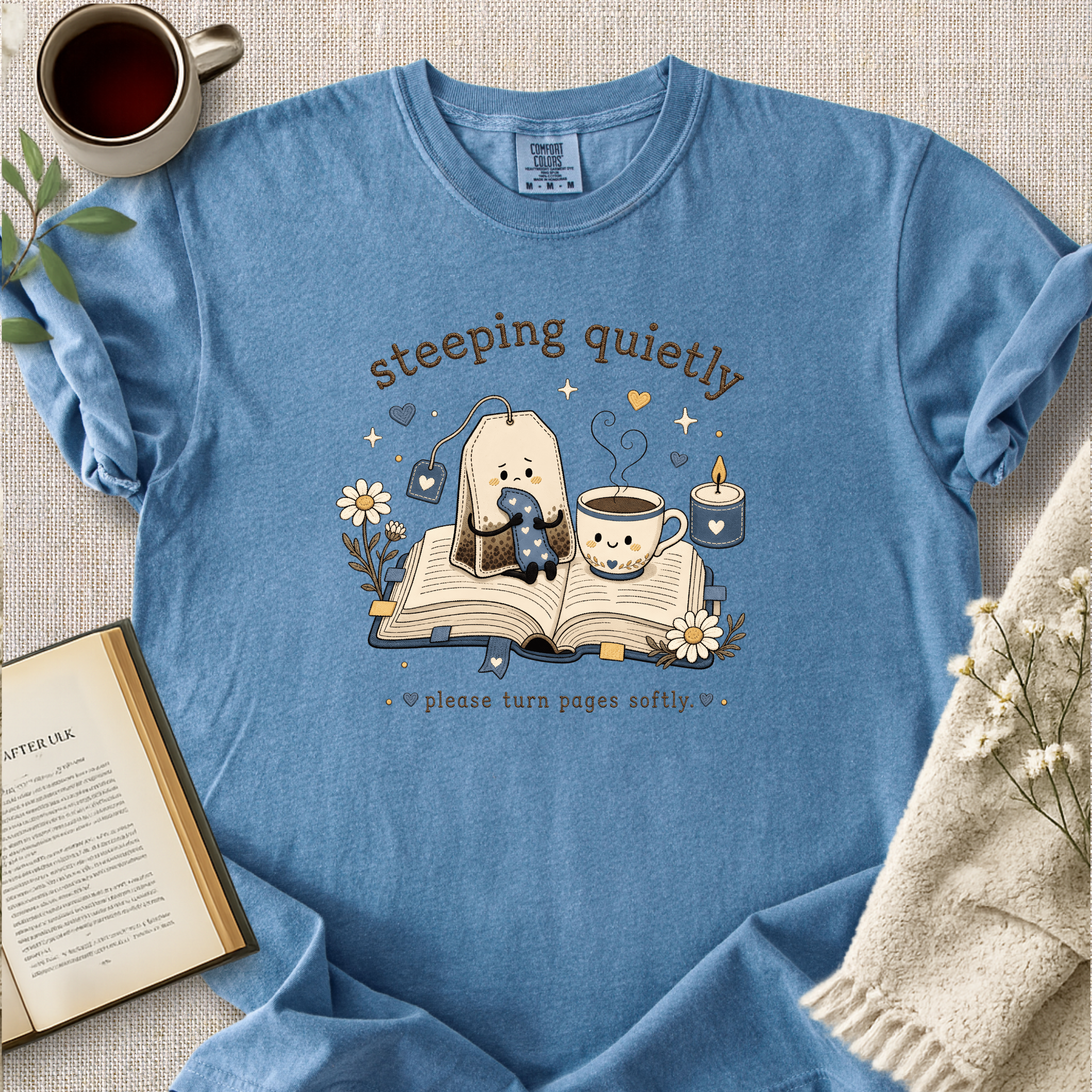 "Steeping Quietly" Cozy Tee