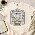 "Steeped In Stories" Cozy Tee
