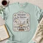 "Steeped In Stories" Cozy Tee