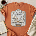 "Steeped In Stories" Cozy Tee