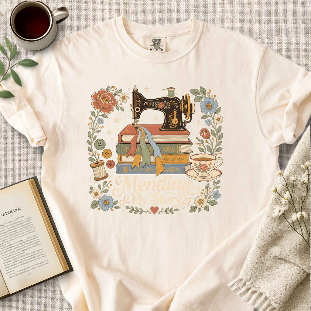 "Mending My Story" Cozy Tee
