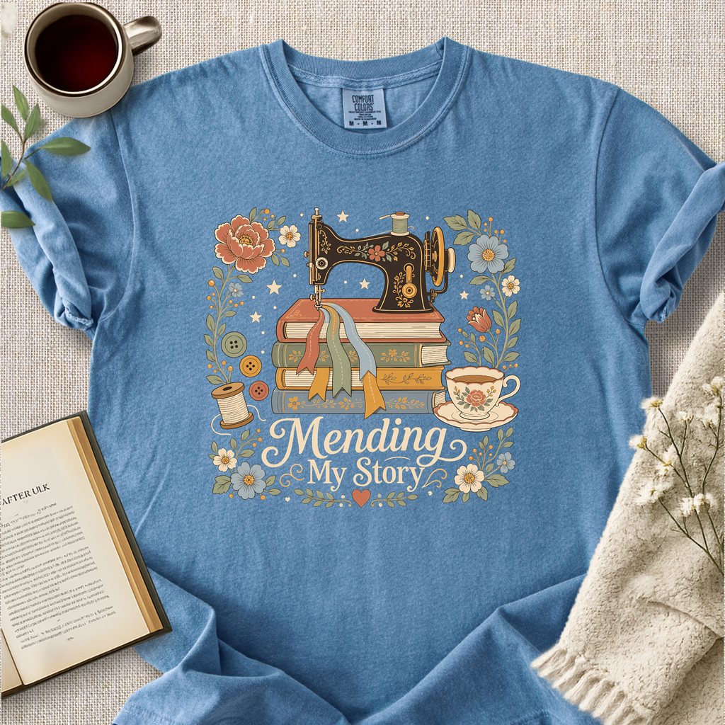 "Mending My Story" Cozy Tee